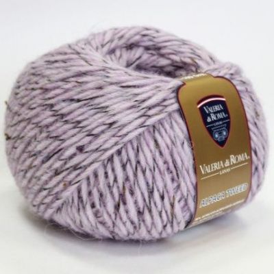Пряжа Valeria di Roma Alpaca Tweed (9101, розовый холодный) - Состав: 20% шерсть 20% альпака 56% акрил 4% вискоза; 100г/170м