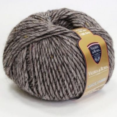 Пряжа Valeria di Roma Alpaca Tweed (9107, тёмный тауп) - Состав: 20% шерсть 20% альпака 56% акрил 4% вискоза; 100г/170м